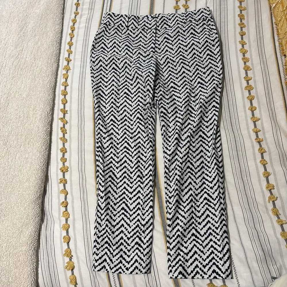 Ann Taylor Slacks 10, 98% Cotton, Stretchy, Comfy, Business Workwear, Party, EUC